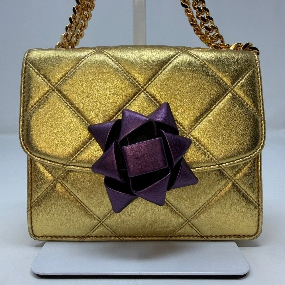 Marc Jacobs Rare Limited Edition Party Bow Mini Trouble Bag 2015 Resort Leather